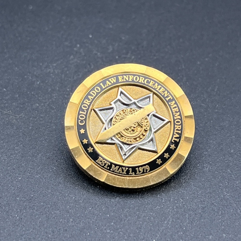 Colorado‎ Law Enforcement Memorial Lapel Hat Pin
